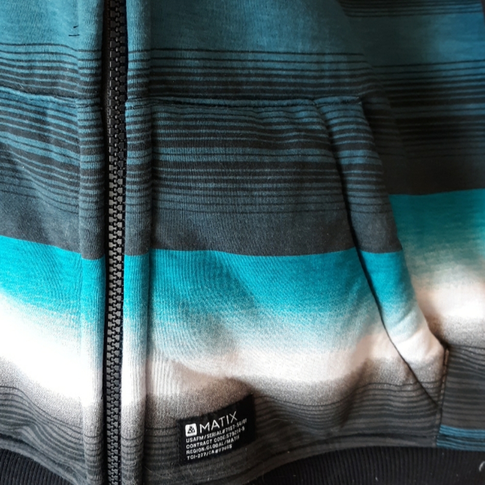 Matrix Fleece Jacket Kids M 10/12 - Picture 3 of 3